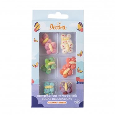 Little Butterflies Sugar Decorations - 12 pc Best Before 23/10/25