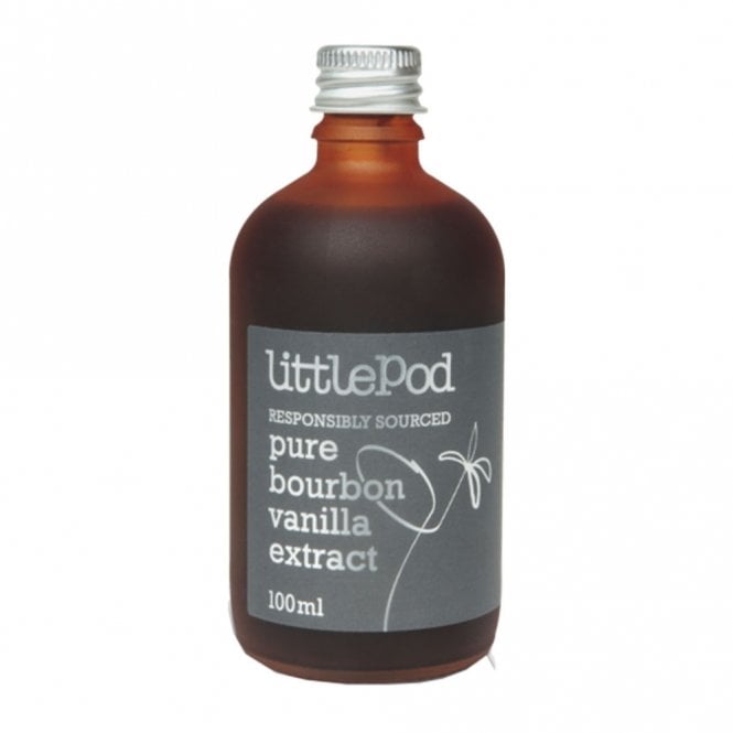 LittlePod Pure Bourbon Vanilla Extract 100ml - Responsibly Sourced Best Before: 28/06/2025