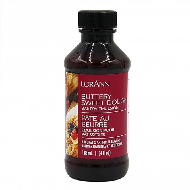 LorAnn Bakery Emulsion - Natural & Artificial Flavour - Buttery Sweet Dough - 118ml