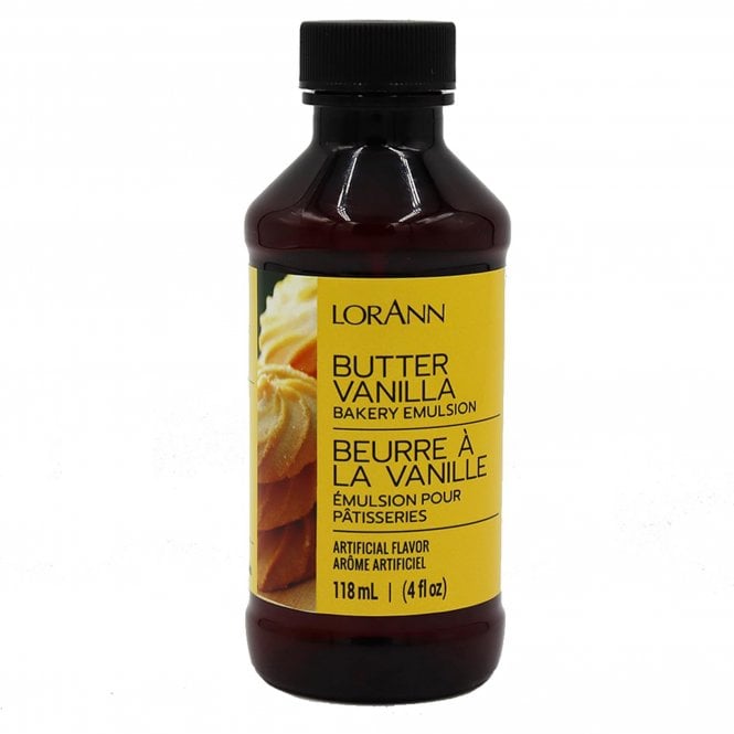 LorAnn Butter Vanilla Bakery Emulsion - Natural Flavour - 118ml