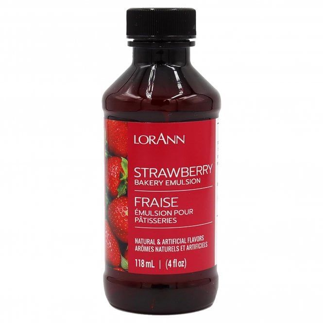 LorAnn Strawberry Bakery Emulsion - Natural Flavour - 118ml