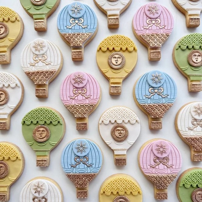 Lorena's Sweets Hot Air Balloons Single Cookie Decoration Kit