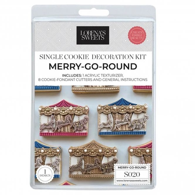 Lorena's Sweets Merry-Go-Round Single Cookie Decoration Kit