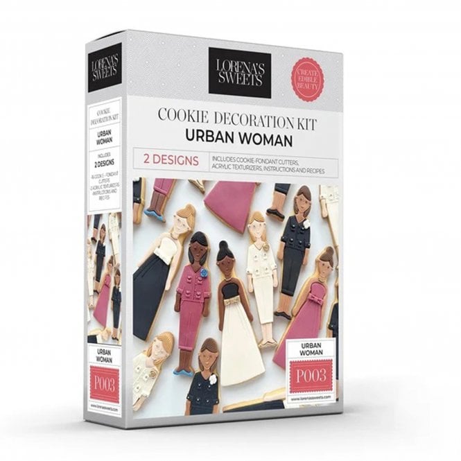 Lorena's Sweets Urban Woman Cookie Decoration Kit