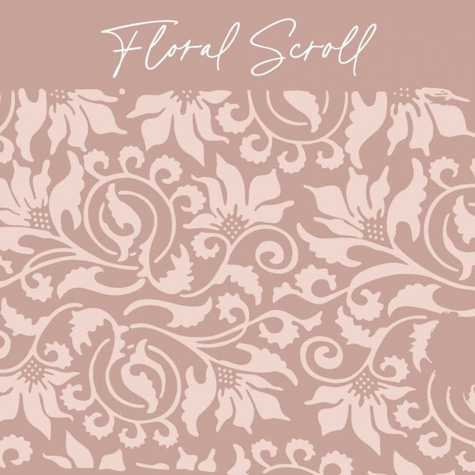 Louise & Co Cookies Floral Scroll Embossing Parchment Sheets - Pack of 6