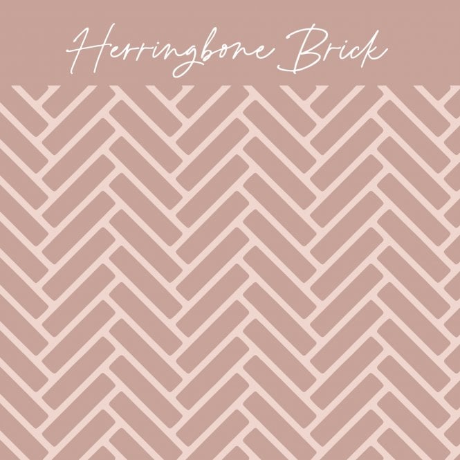 Louise & Co Cookies Herringbone Brick Embossing Parchment Sheets - Pack of 6