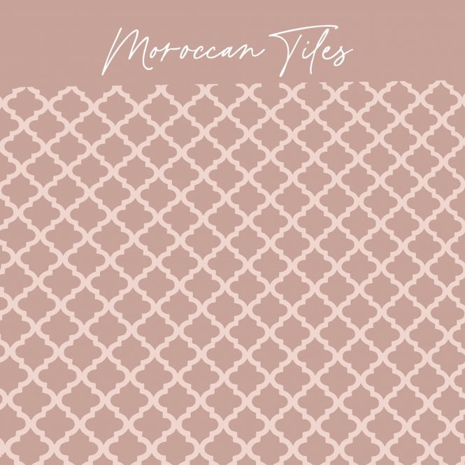 Louise & Co Cookies Moroccan Tiles Embossing Parchment Sheets - Pack of 6