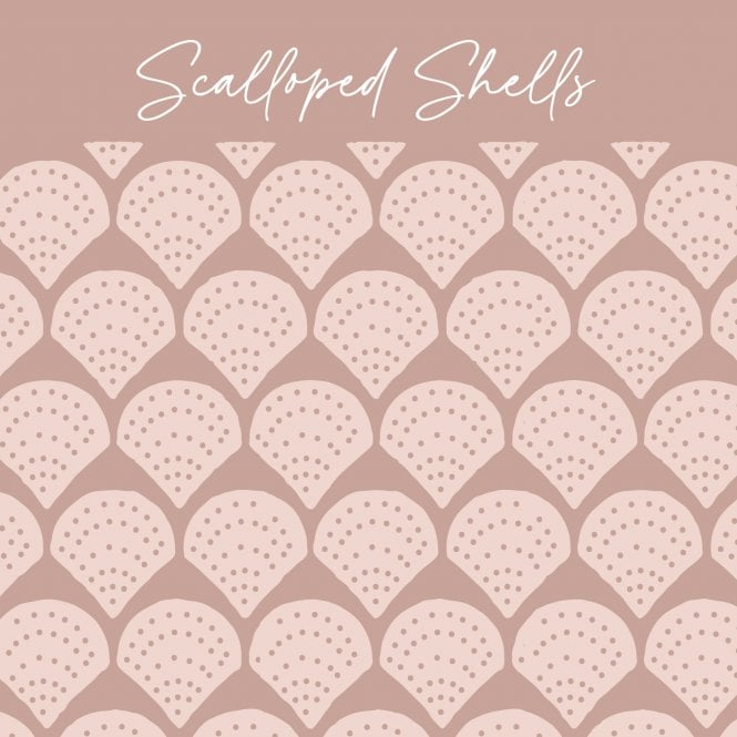 Louise & Co Cookies Scalloped Shells Embossing Parchment Sheets - Pack of 6