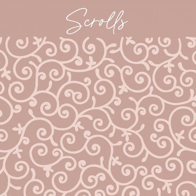 Louise & Co Cookies Scrolls Embossing Parchment Sheets - Pack of 6