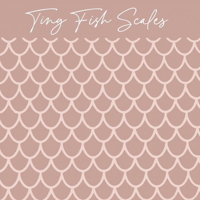 Louise & Co Cookies Tiny Fish Scales Embossing Parchment Sheets - Pack of 6