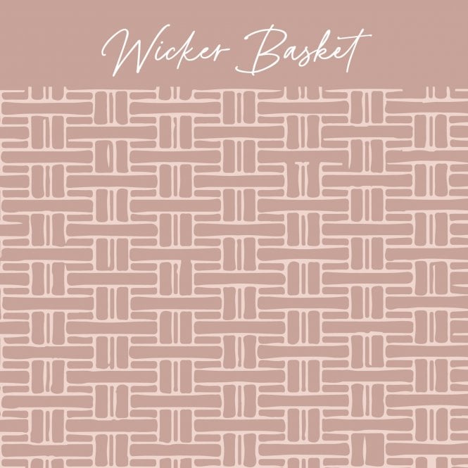 Louise & Co Cookies Wicker Basket Embossing Parchment Sheets - Pack of 6