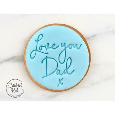 Love You Dad - Fathers Day Embosser Stamp