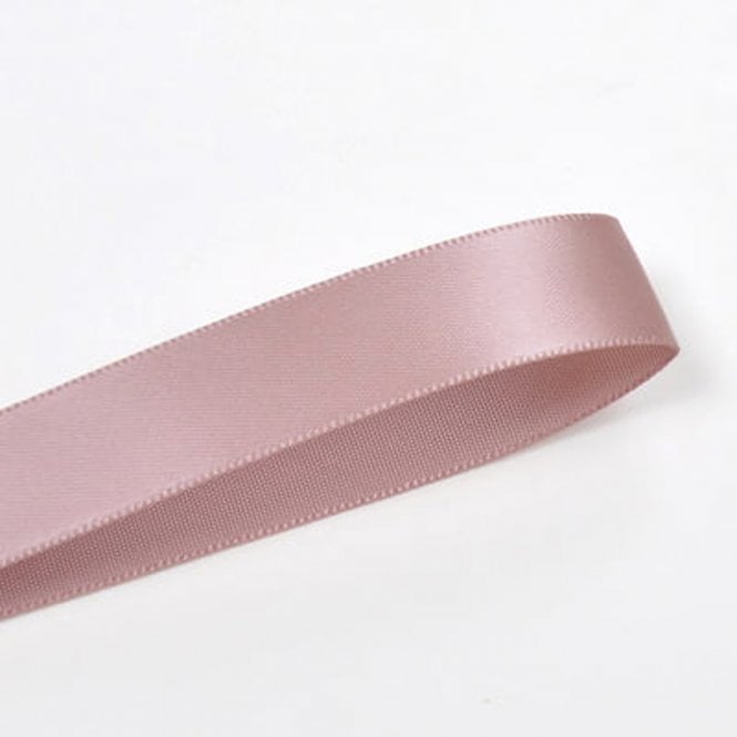 Lux Ribbon Antique Mauve Double-Faced Satin Ribbon - 25mm