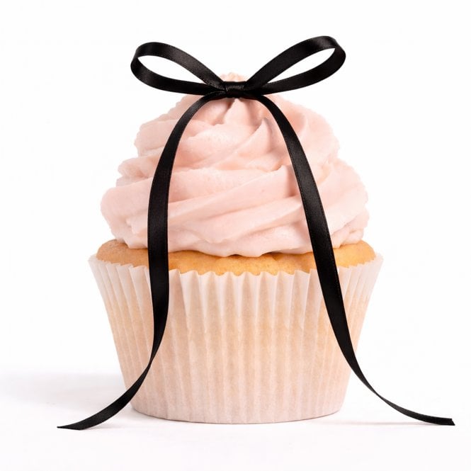 Lux Ribbon Black 6mm Satin Ribbon Bows - Pack of 10