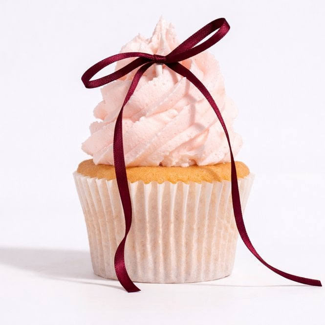 Lux Ribbon Burgundy 3mm Satin Ribbon Bows - Pack of 10