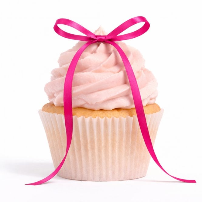 Lux Ribbon Hot Pink 6mm Satin Ribbon Bows - Pack of 10