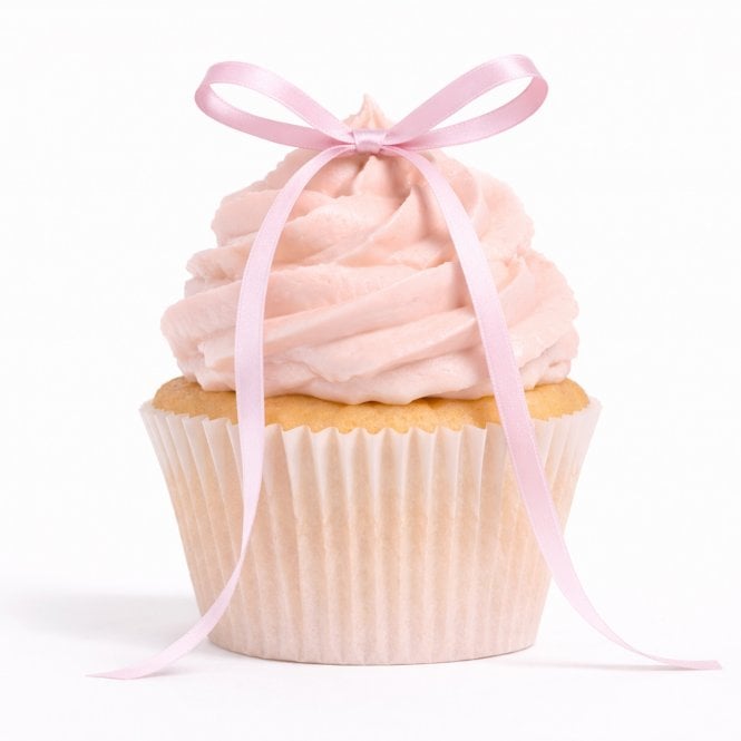 Lux Ribbon Light Pink 6mm Satin Ribbon Bows - Pack of 10