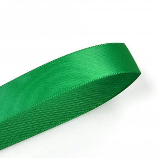 Lux Ribbon Emerald Double-Faced Satin Ribbon - 10mm