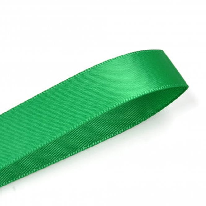 Lux Ribbon Fern Green Double-Faced Satin Ribbon - 25mm