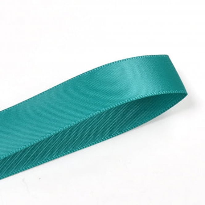 Lux Ribbon Jade Double-Faced Satin Ribbon - 15mm