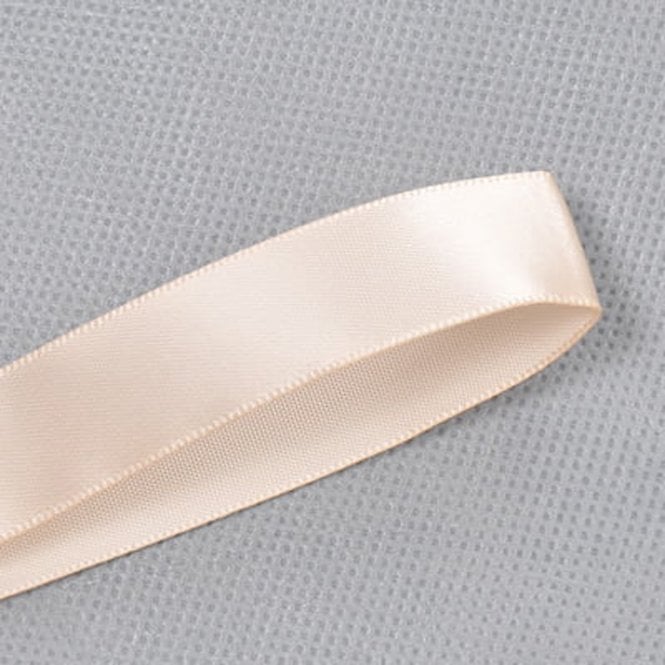 Lux Ribbon Nude Double-Faced Satin Ribbon - 15mm