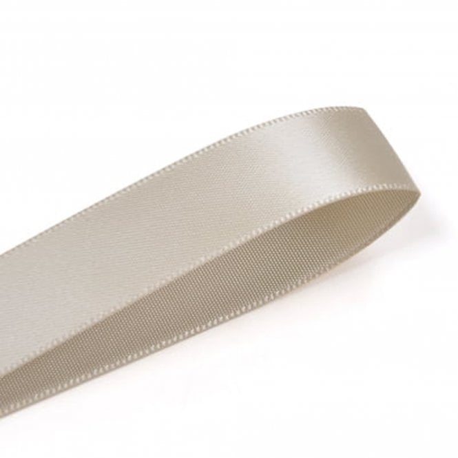 Lux Ribbon Olive Gray Double-Faced Satin Ribbon - 25mm