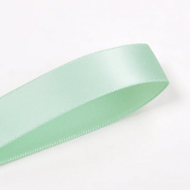 Lux Ribbon Pastel Green Double-Faced Satin Ribbon - 25mm