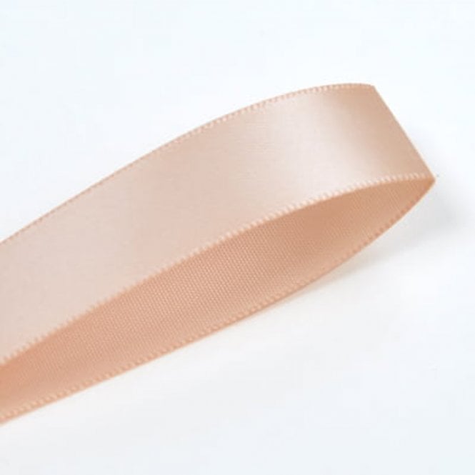 Lux Ribbon Petal Peach Double-Faced Satin Ribbon - 10mm