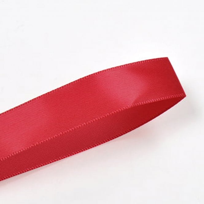 Lux Ribbon Ruby Double-Faced Satin Ribbon - 15mm