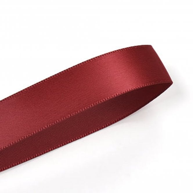 Lux Ribbon Sherry Double-Faced Satin Ribbon - 25mm