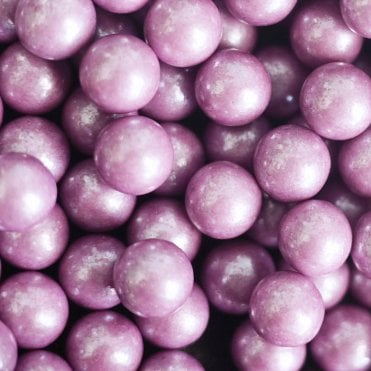 Majestic Mauve Edible Pearls Sprinkles – 14mm - 80g
