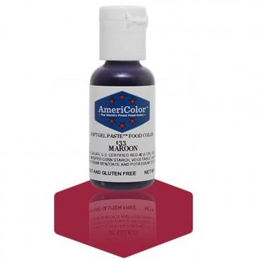 Maroon - Soft Gel Paste Food/Icing/Buttercream Colouring
