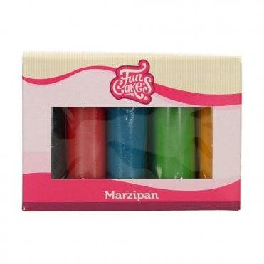 Marzipan Multipack Essential Colours - 5 x 100g Best Before: 29/10/2025