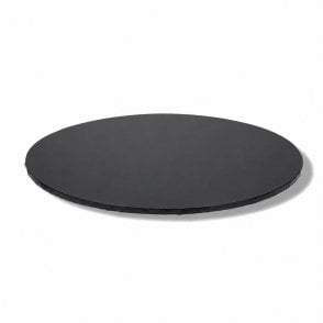MATT BLACK Round MDF Premium "Slim" Cake Boards 5mm