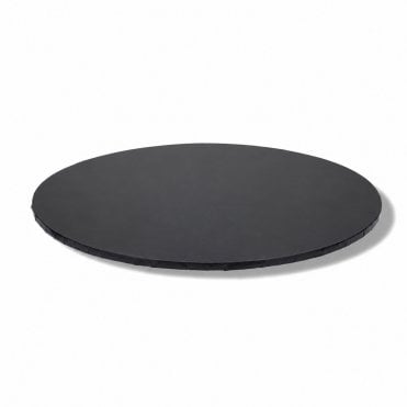 MATT BLACK Round MDF Premium "Slim" Cake Boards 5mm