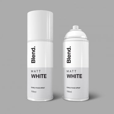 Matt White Optimum Edible Food Colouring Spray 100ml 