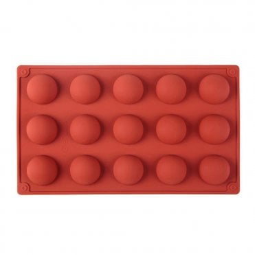 Medium Hot Chocolate Bomb / Ball Silicone Chocolate Mould - 15 Cavity - 5cm Diameter