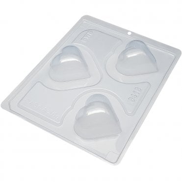 Medium Smooth Heart Symphony Mould - 3 Cavity - Special Chocolate Mould