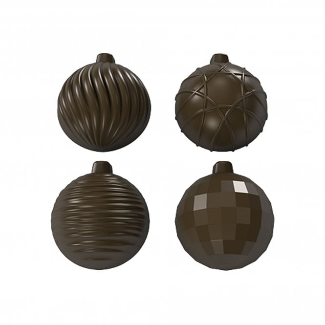 Implast Christmas Baubles Polycarbonate Chocolate Mould