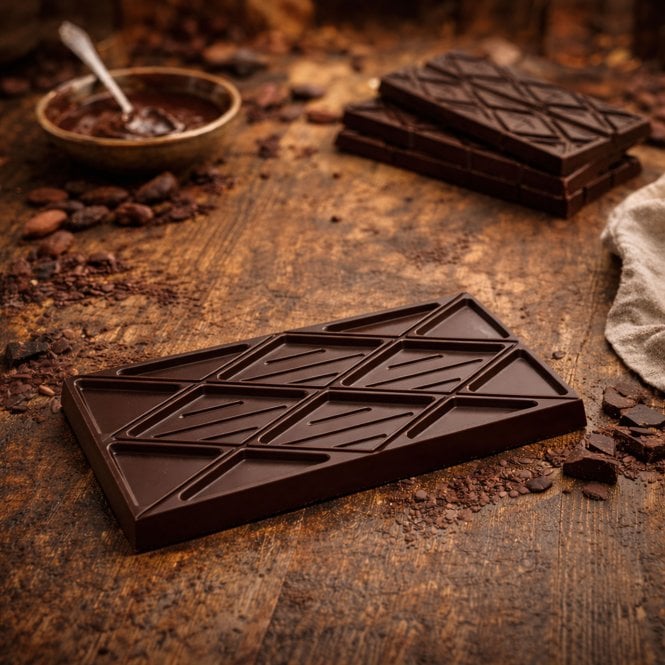 Implast Diamond Chocolate Bar Polycarbonate Mould - 275 x 135 x 24mm - 3 Bar