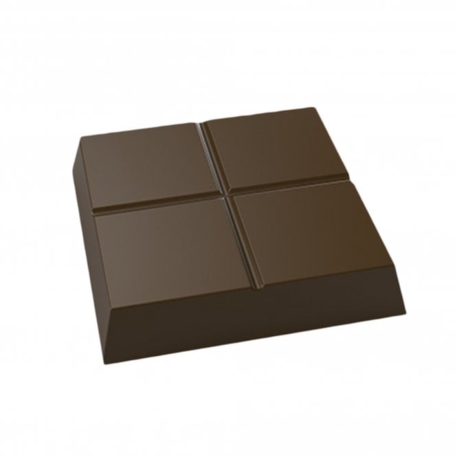Implast Dubai Style Chocolate Mould: Signature Luxe Square Polycarbonate - 6 Moulds