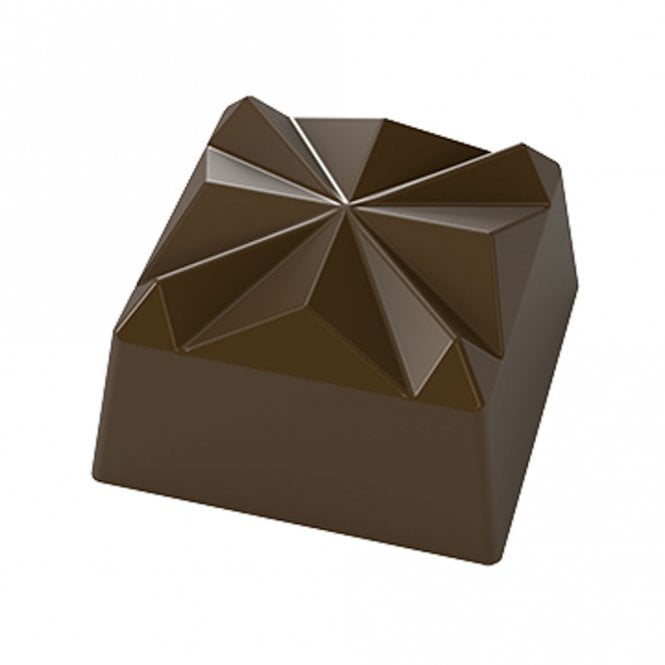 Implast Faceted Square Praline Polycarbonate Chocolate Mould
