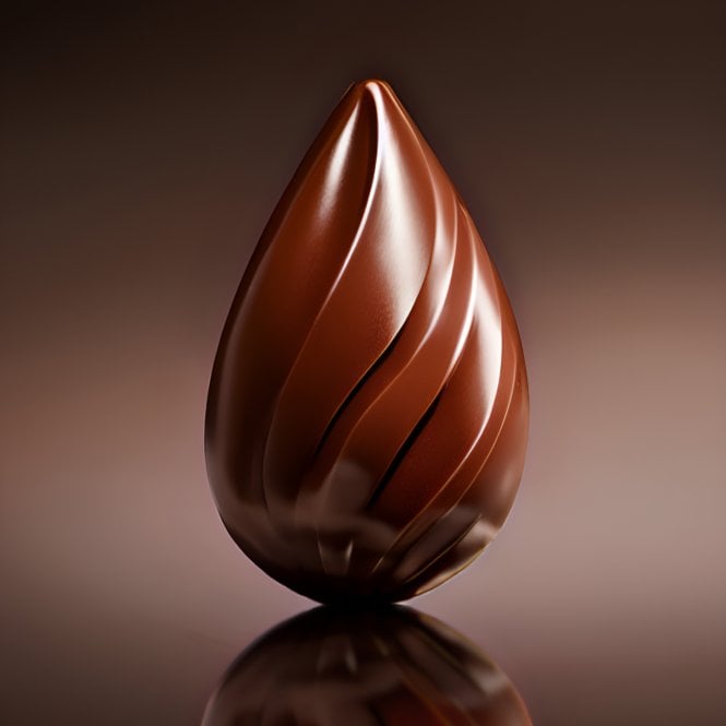 Implast Opulent Swirl Egg Mould – 250g: Special Chocolate Mould 