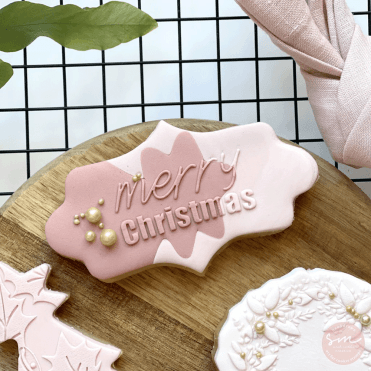 Merry Christmas - Cookie Stamp