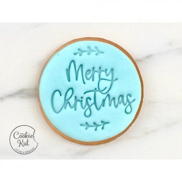 Merry Christmas - Style 5 - Christmas Embosser Stamp