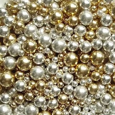 Metallic Fusion Edible Balls - 80g 