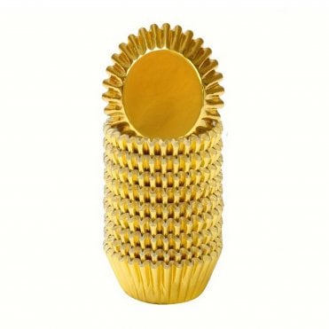 Metallic Gold Cupcake Cases - (5cm x 3.2cm) Pack of 500