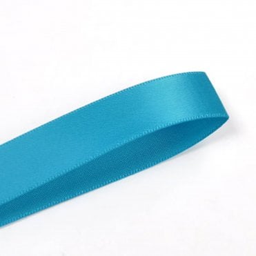 Methyl Blue Double-Faced Satin Ribbon - 25mm