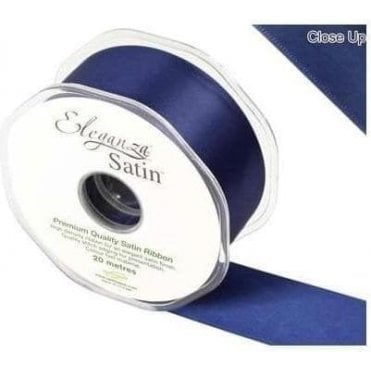 Midnight Blue - Double Faced Satin Ribbon
