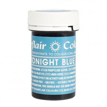 Midnight Blue - Spectral Paste Gel Food/Icing Colouring